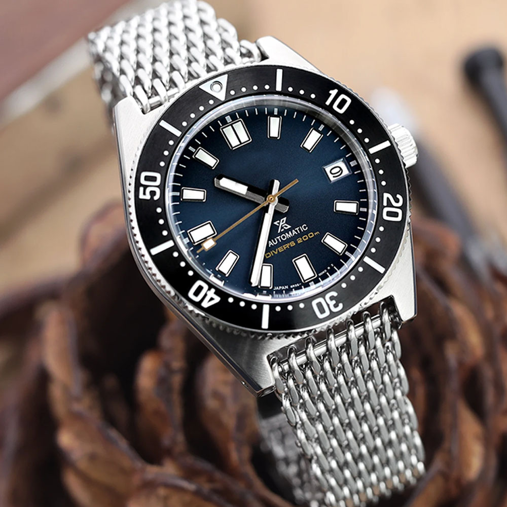 Nato Strap Nylon - Luxus Milanese Loop 4,5 mm Shark