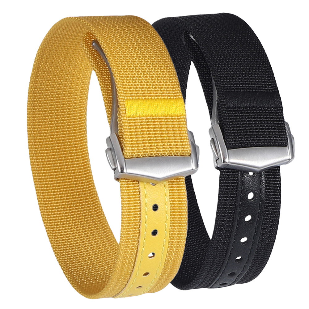 Nato Strap Nylon - Faltschließe Nylon Uhrenarmband Canvas Uhrenarmbänder Armband