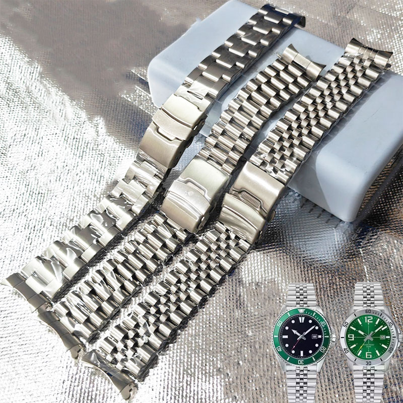 Nato Strap Nylon - 3 Stile 22 mm Tauchstahl-Metallarmband für