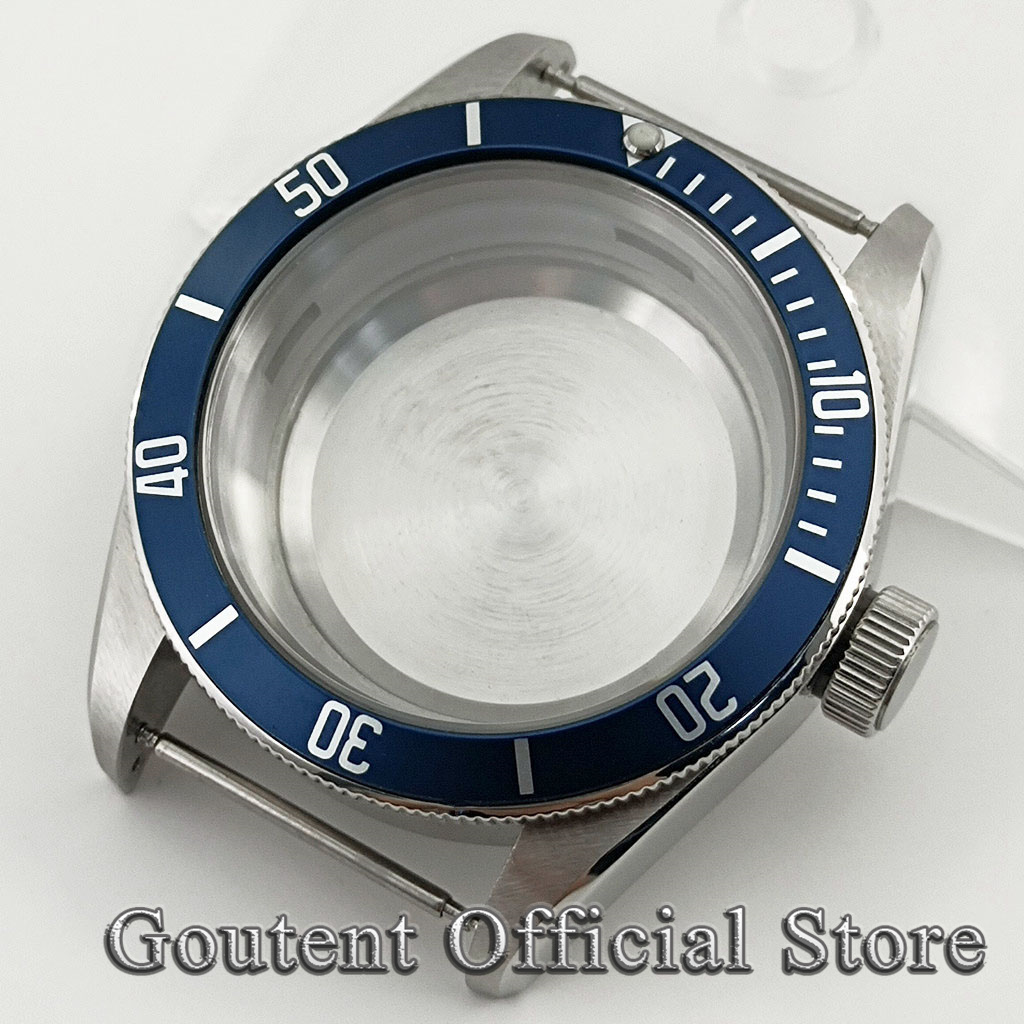 Seiko Watch 5 Sports - Goutent 41 mm Saphirglas-Silber-Uhrengehäuse, passend für