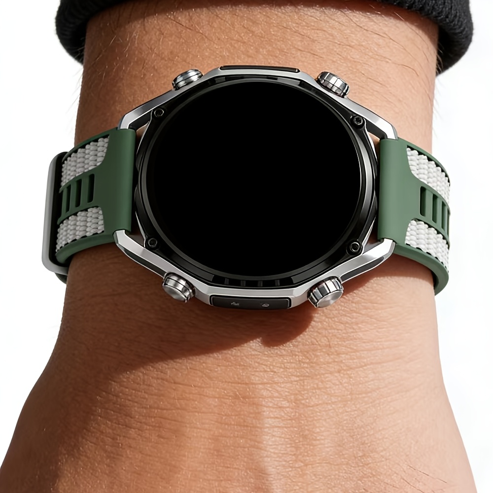 Zweifarbiges Silikon-Uhrenarmb – Silicone Watch Band 22Mm Bewertung und Preis