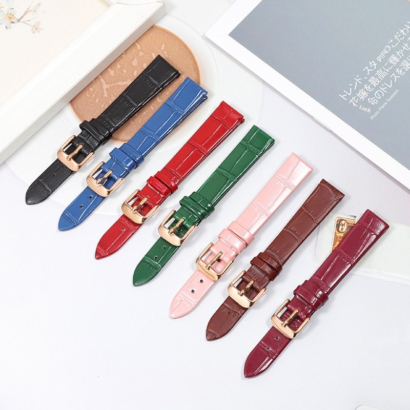 Echtes Leder-Uhrenarmband für  – Leather Strap Quick Release Bewertung und Preis