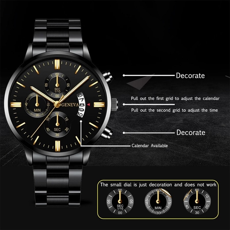 Mode männer schwarz edelstahl  – Seiko Watch 5 Sports Bewertung und Preis