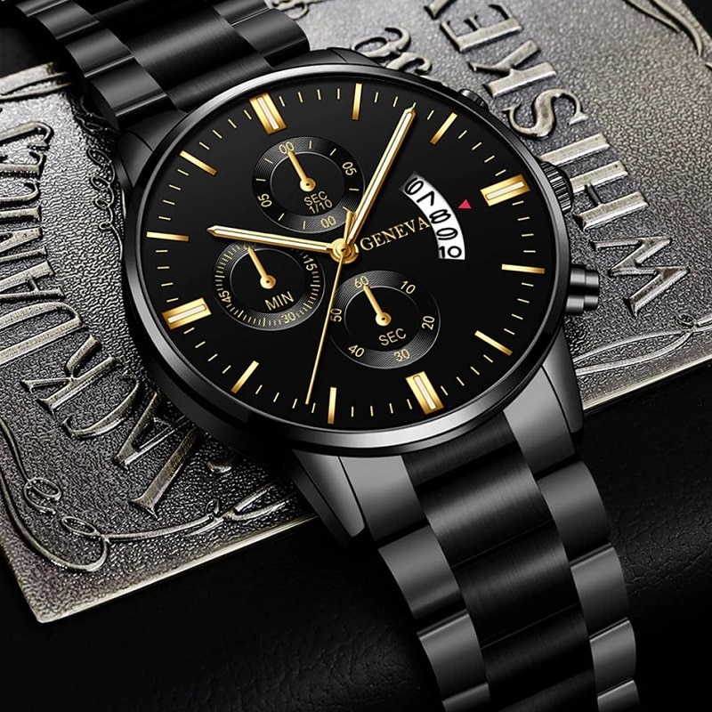 Mode männer schwarz edelstahl  – Seiko Watch 5 Sports Bewertung und Preis