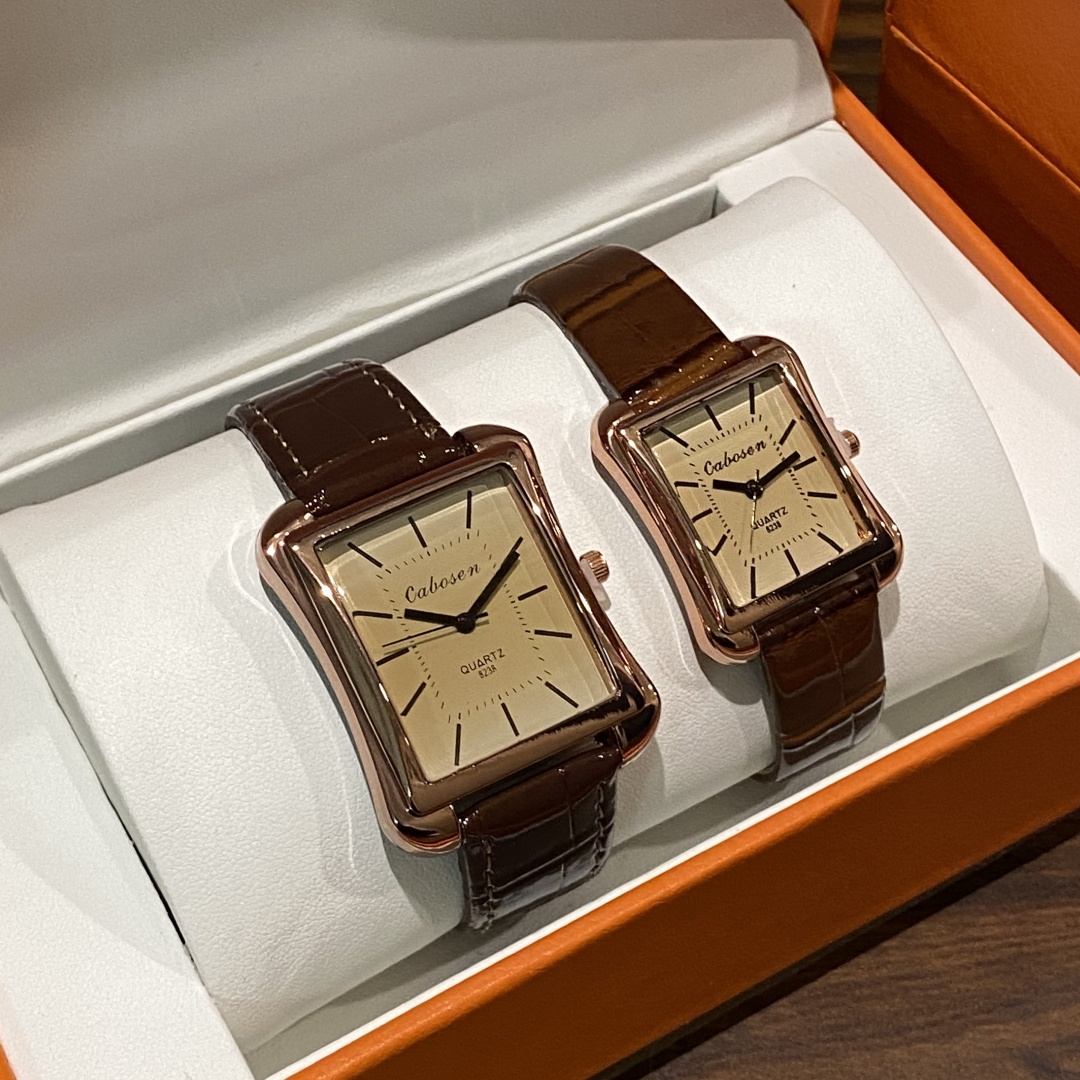 Paar Uhr Quarzwerk Business Fr – Leather Watch Band Men Bewertung und Preis
