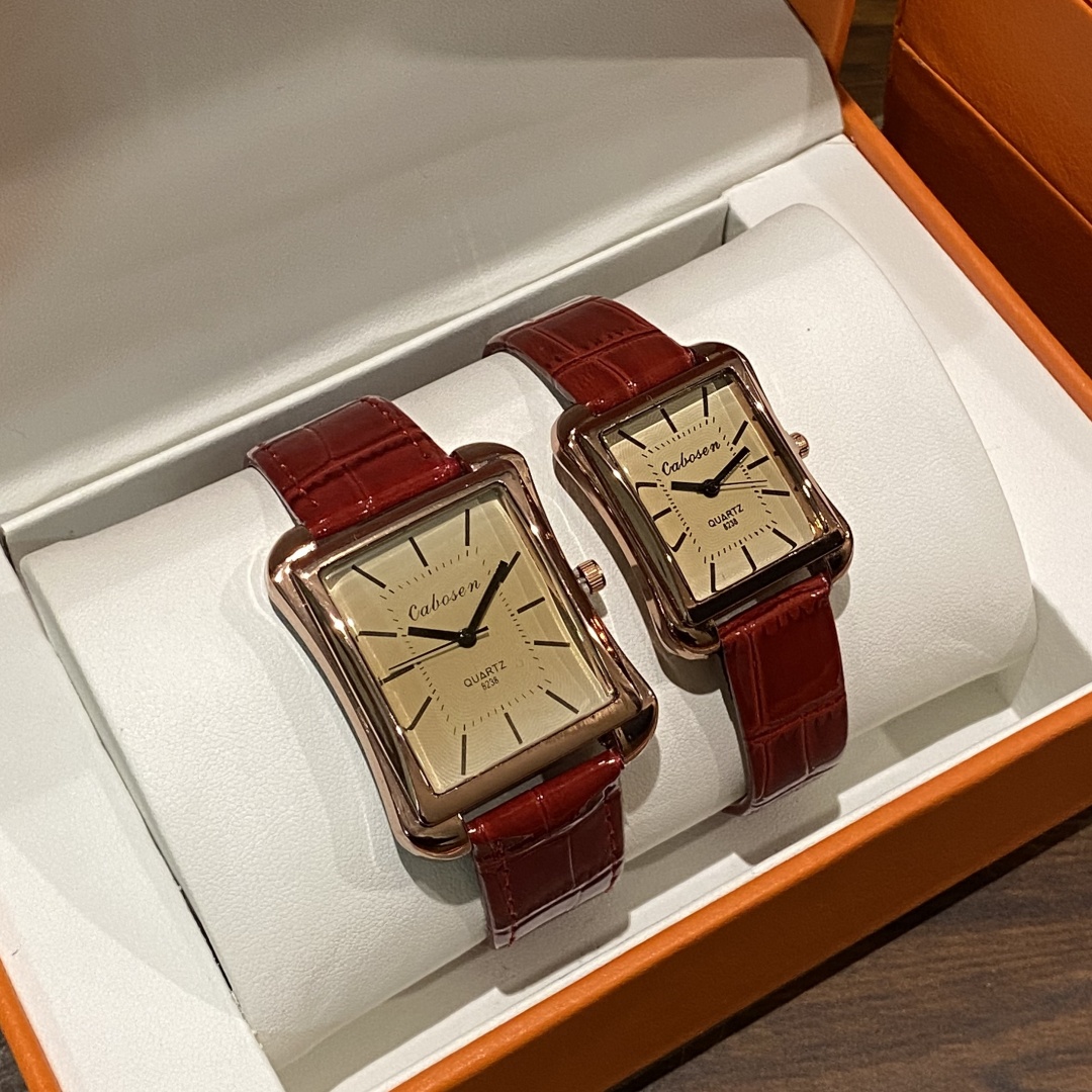Paar Uhr Quarzwerk Business Fr – Leather Watch Band Men Bewertung und Preis