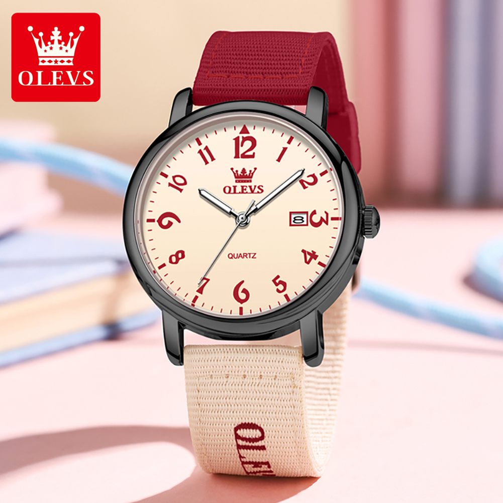OLEVS Brandneue Modische Quarz – Canvas Strap Watch Bewertung und Preis