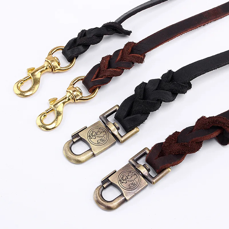 Hundeleine aus echtem Leder –  – Leather Strap Quick Release Bewertung und Preis