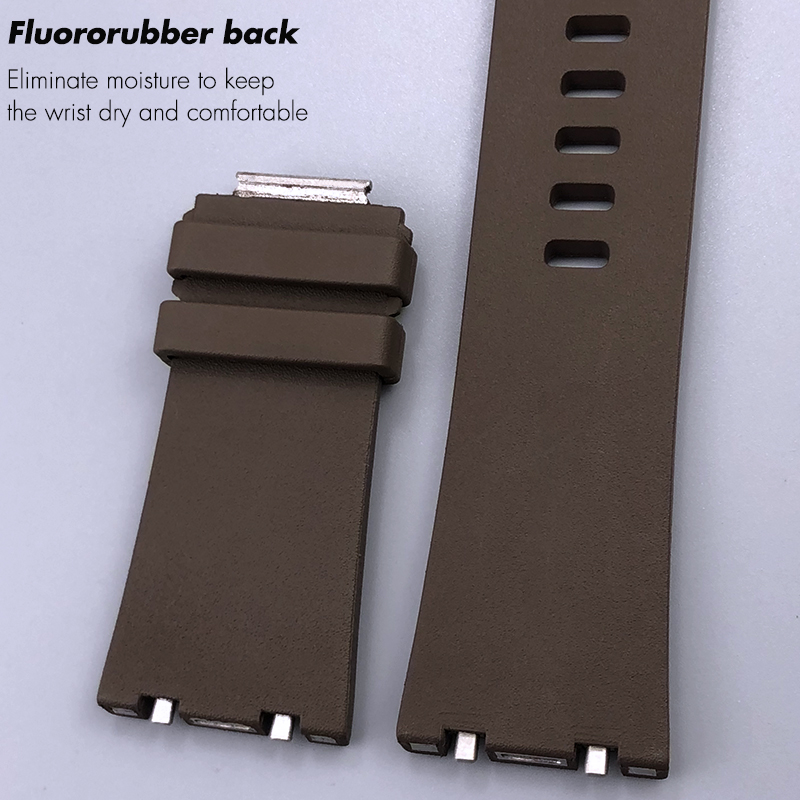 28 mm x 24 mm hochwertiges FKM – Audemars Piguet Watch Royal Oak Bewertung und Preis